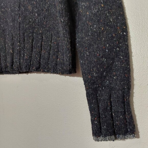 Abercrombie & Fitch Wool-Blend Cropped Zip Cardigan Y2K - Excellent Cond - Small - Picture 5 of 10
